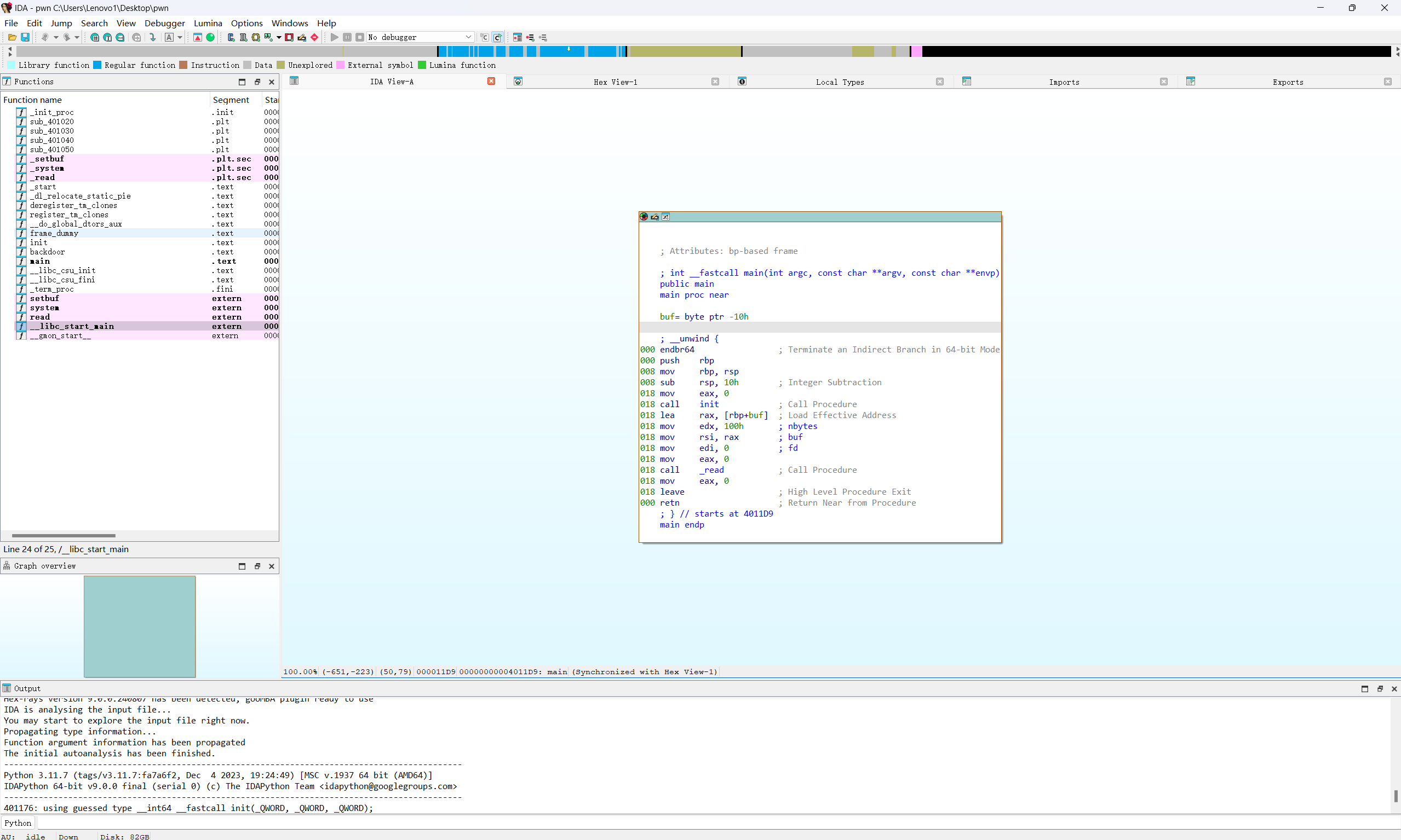 用 IDA 打开文件