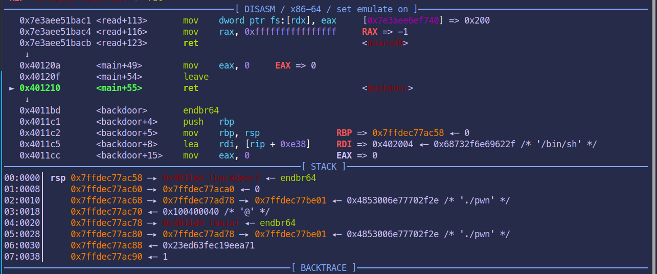 backdoor - 本地利用